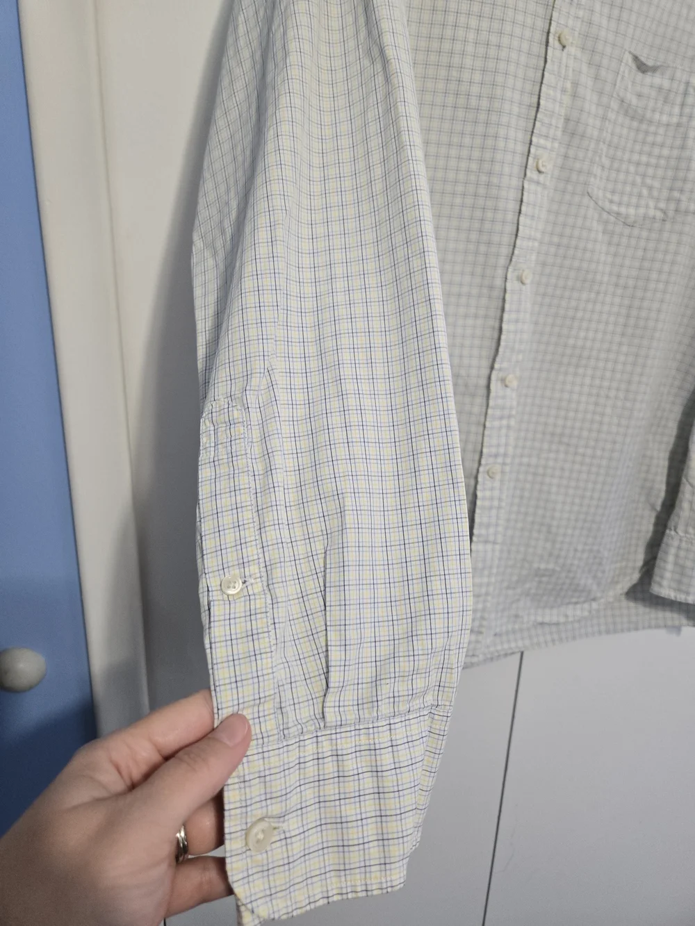 J.Crew Haberdashery Men’s XL 80s 2-Ply Plaid Button Down Shirt